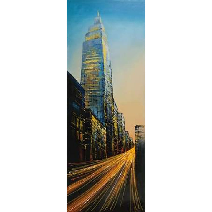 In the Street of Empire State Building Poster Print by Atelier B Art Studio Image 1