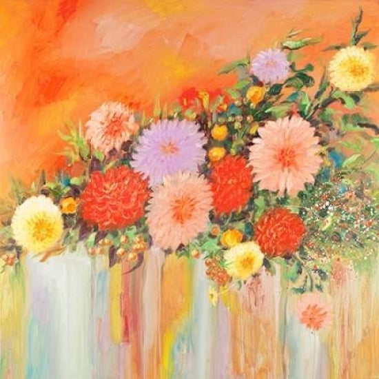 Colorful Abstract Flowers Poster Print by Atelier B Art Studio Image 2