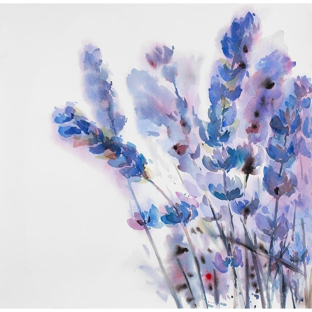 Watercolor Lavender Flowers Poster Print by Atelier B Art Studio Image 2