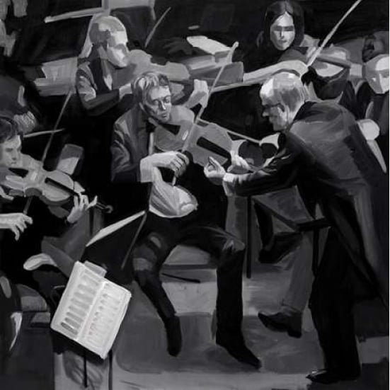 Symphony Orchestra in Music Poster Print by Atelier B Art Studio Image 1