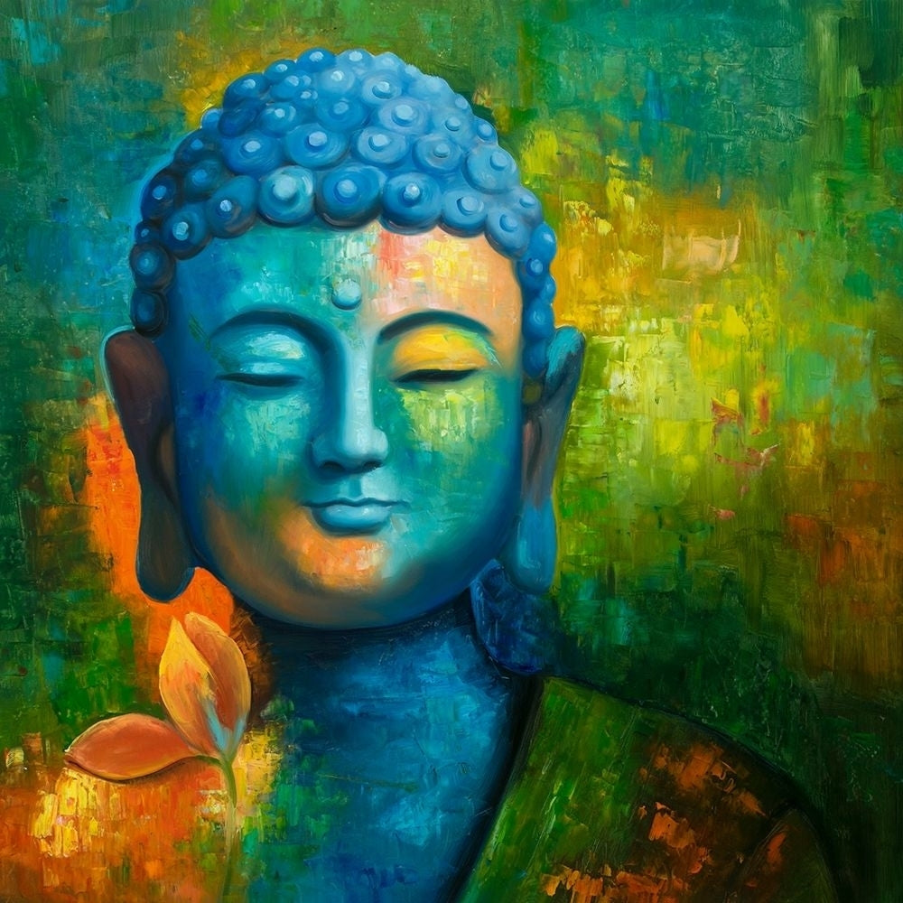 BLISSFUL BUDDHA Poster Print by Atelier B Art Studio Atelier B Art Studio Image 1