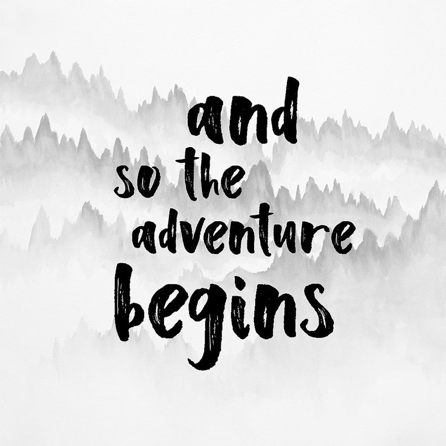 AND SO THE ADVENTURE BEGINS Poster Print by Atelier B Art Studio Image 1