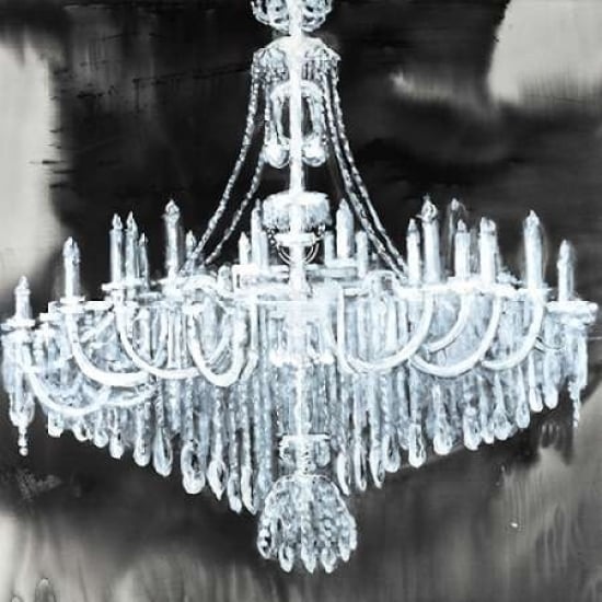 Glam Chandelier Poster Print by Atelier B Art Studio Image 1