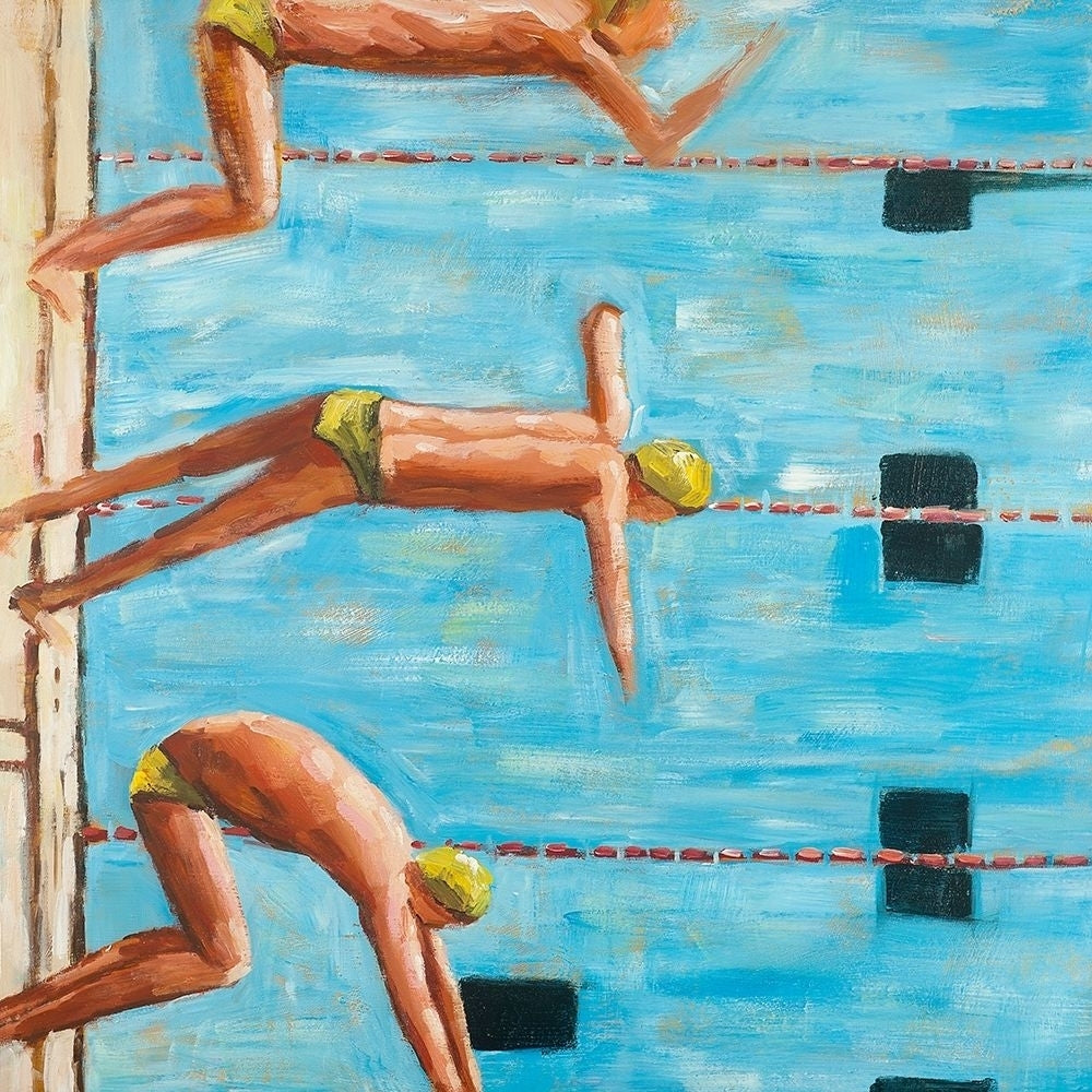 SWIMMERS Poster Print by Atelier B Art Studio Image 1