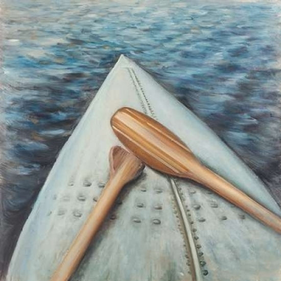 Canoe Adventure Paddle Poster Print by Atelier B Art Studio Image 2