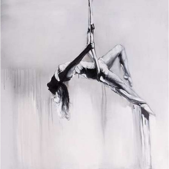 Woman Dancer on Aerial Contortion Poster Print by Atelier B Art Studio Image 2