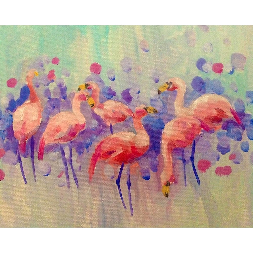 Flamingo Party Poster Print by Boho Hue Studio Boho Hue Studio Image 1