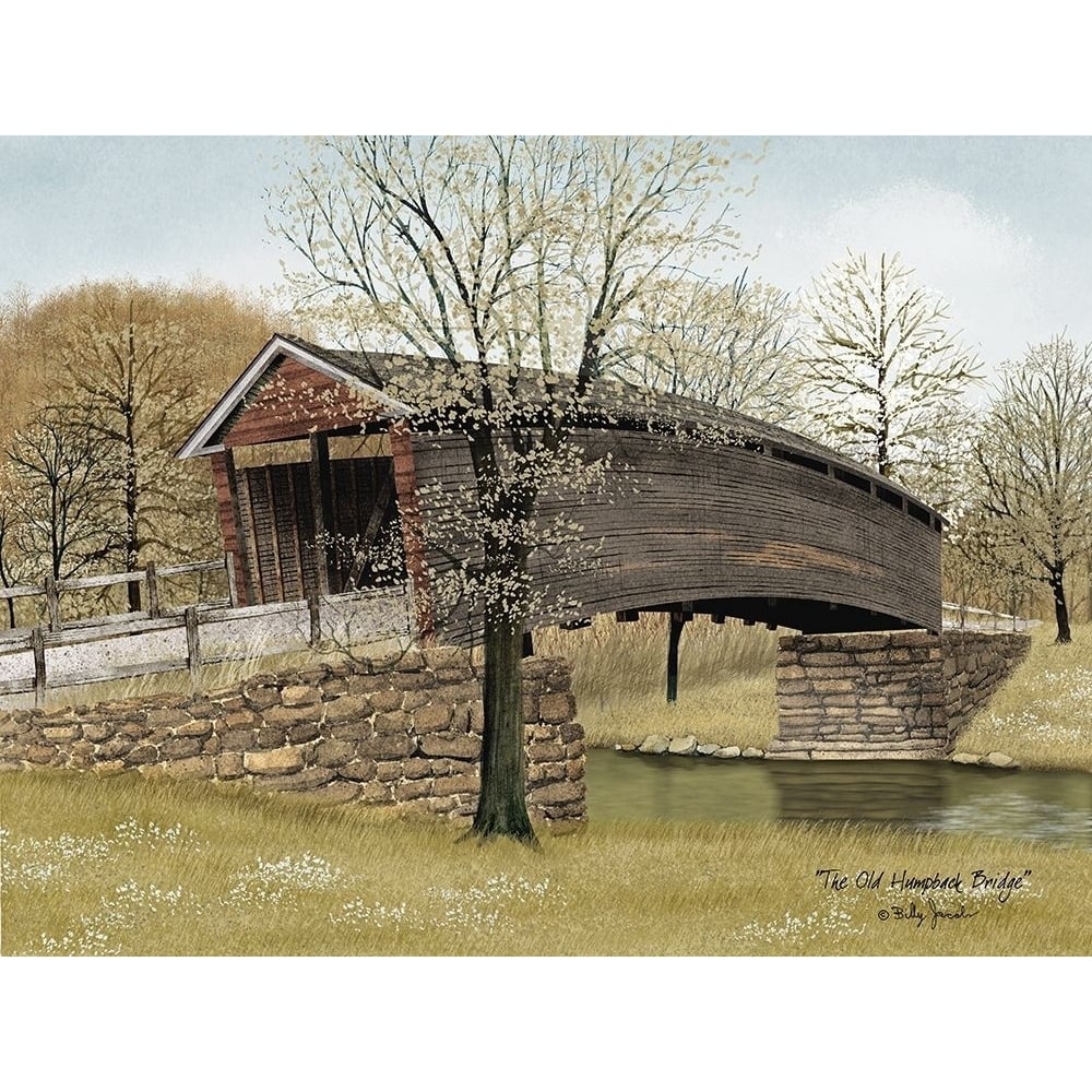 The Old Humpback Bridge Poster Print by Billy Jacobs Image 1