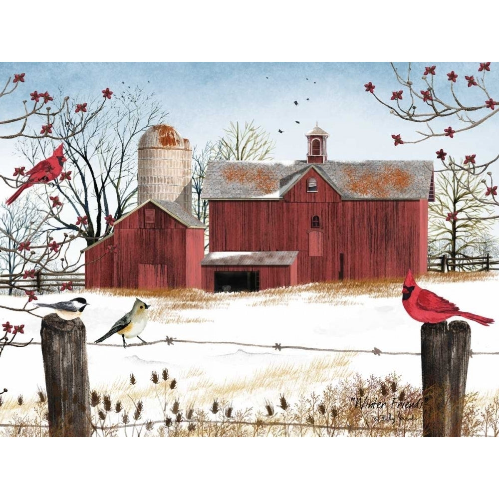 Winter Friends Poster Print by Billy Jacobs Image 1