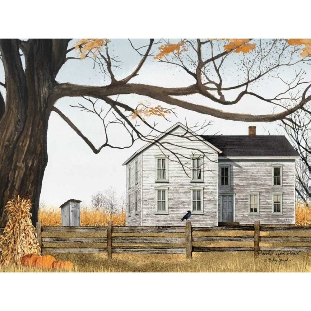 Harvest Time House Poster Print by Billy Jacobs Image 1