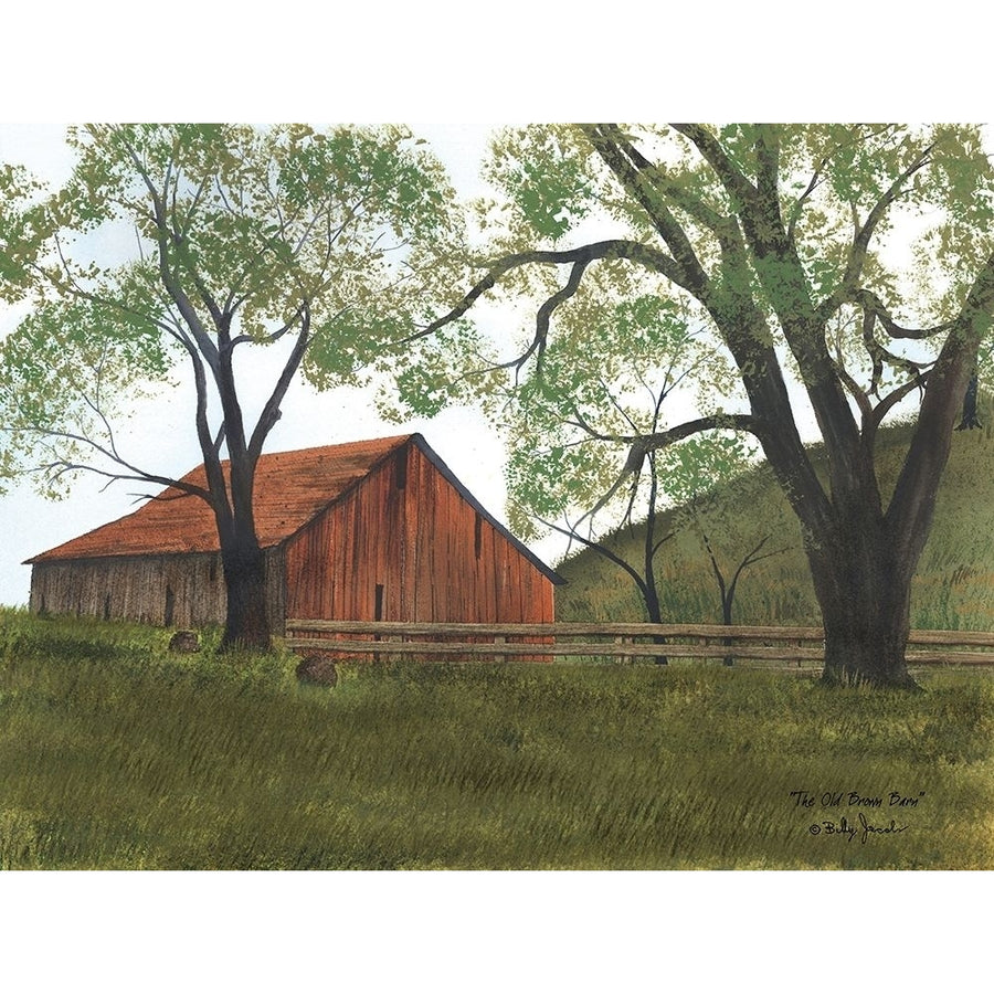 The Old Brown Barn Poster Print by Billy Jacobs Image 1