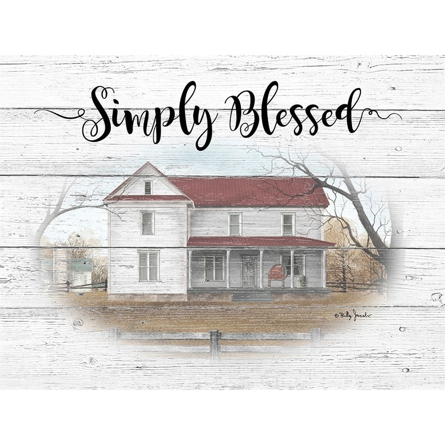 Simply Blessed Poster Print by Billy Jacobs Image 1