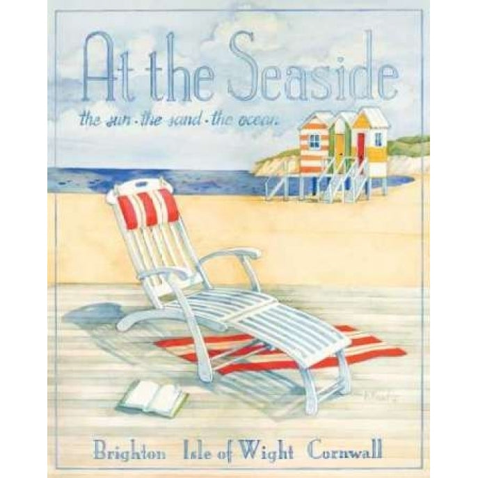 At the Seaside Poster Print by Paul Brent Image 1