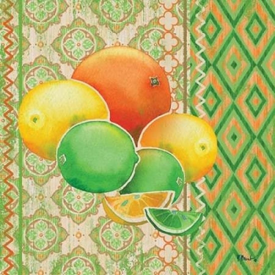 Fruit Ikat IV Poster Print by Paul Brent Image 1