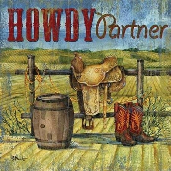 Howdy Partner I Poster Print by Paul Brent Image 2