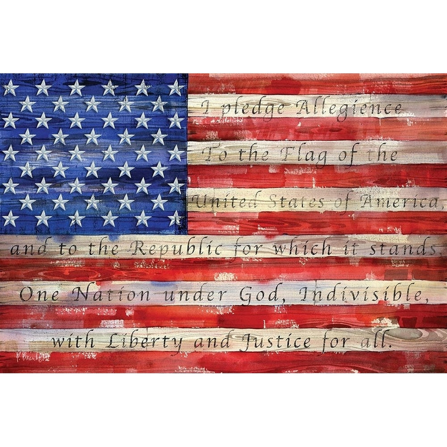 All American Flag I Poster Print by Paul Brent Image 1