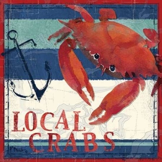 Deep Sea Crab Poster Print by Paul Brent Image 1