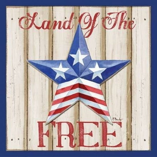 Patriotic Barn Star I Poster Print by Paul Brent Image 2