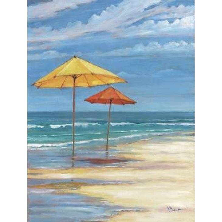 Umbrella Beachscape II Poster Print by Paul Brent Image 2