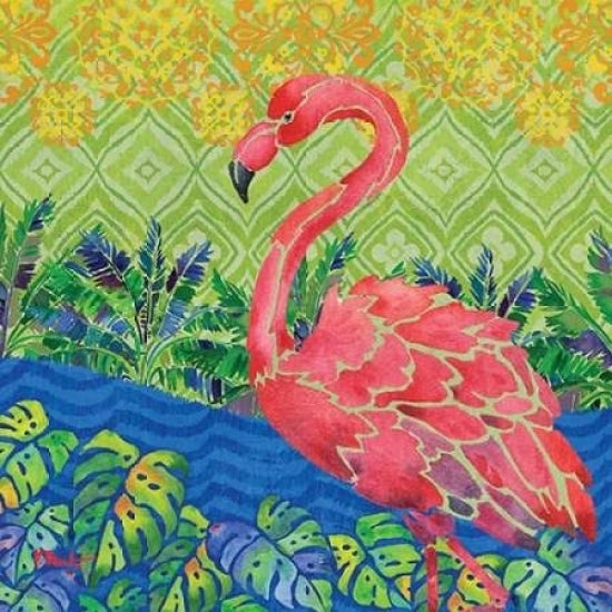 Flamingo Lagoon II Poster Print by Paul Brent Image 2