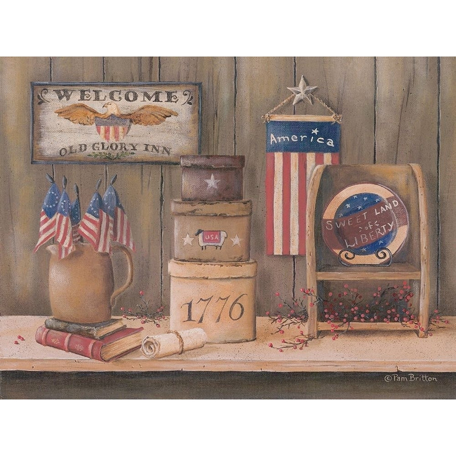 Sweet Land of Liberty Poster Print by Pam Britton Image 1