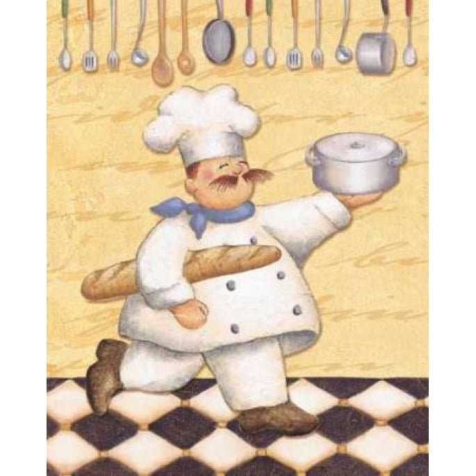 Le Chef et le Pain Poster Print by Daphne Brissonnet Image 1