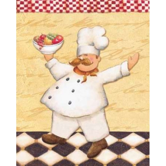 Le Chef et le Fruits Poster Print by Daphne Brissonnet Image 1