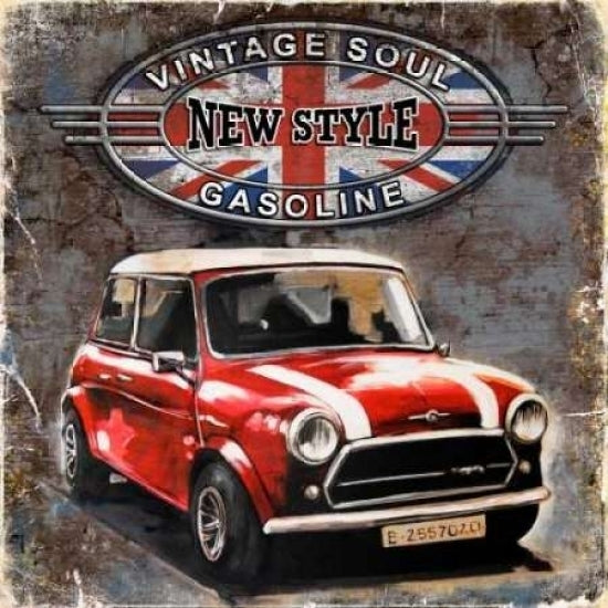 Car Vintage Soul Poster Print by Bresso Sola Image 1