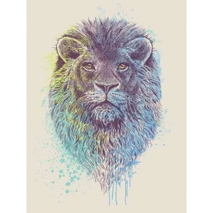 Lion King Poster Print by Rachel Caldwell Image 1