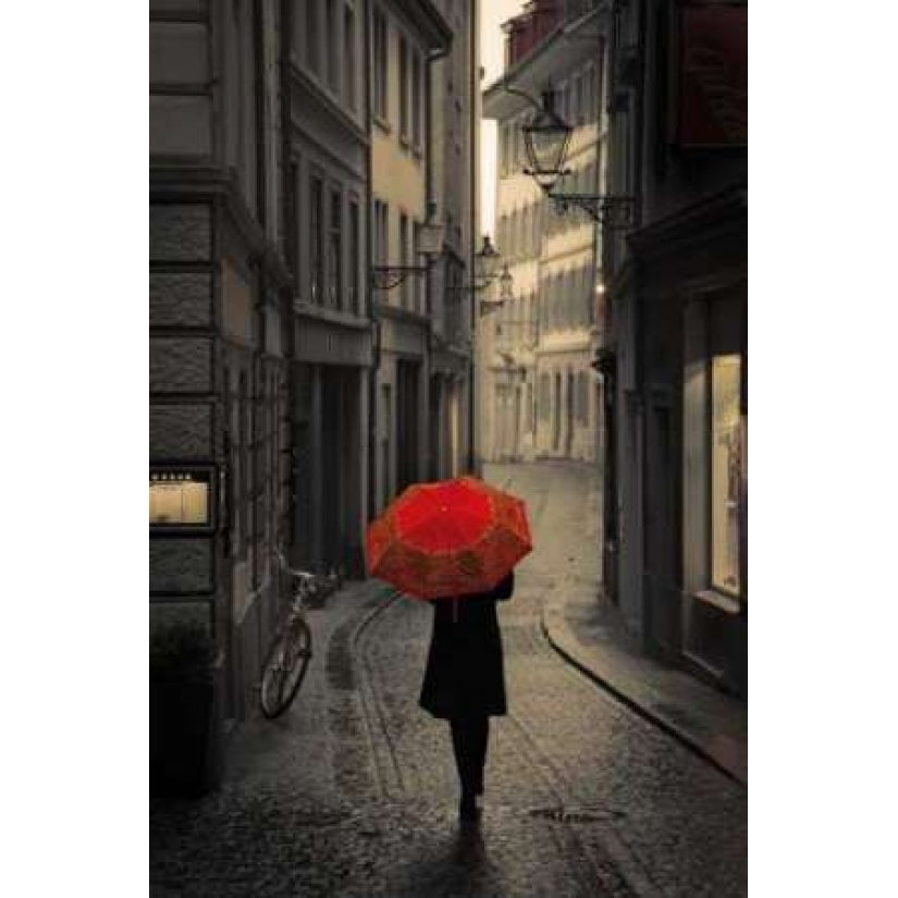 Red Rain Poster Print by Stefano Corso Image 2