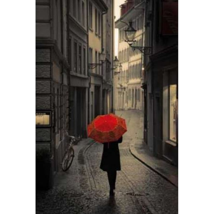 Red Rain Poster Print by Stefano Corso Image 1