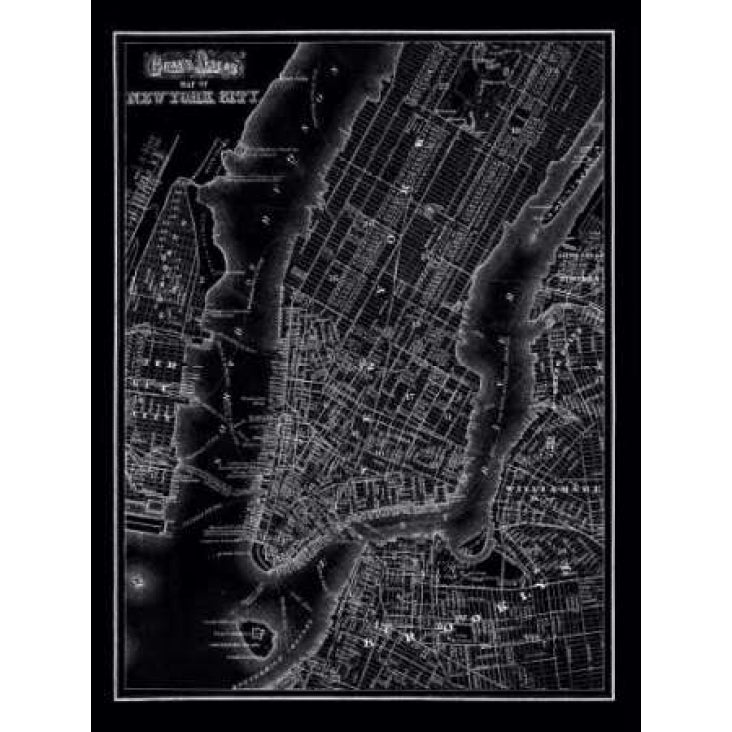 York 1895 Poster Print by 1895 Vintage Map Image 2