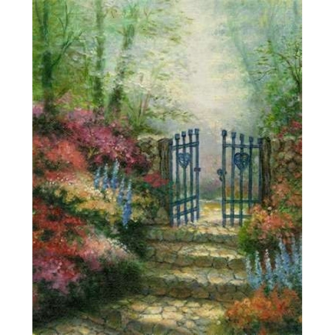 Garden Gateway Poster Print by Art Chin Image 1