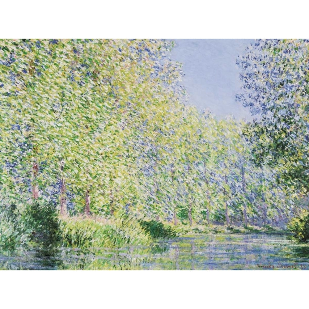 The Epte River near Giverny Poster Print by Claude Monet CM2164 Image 1