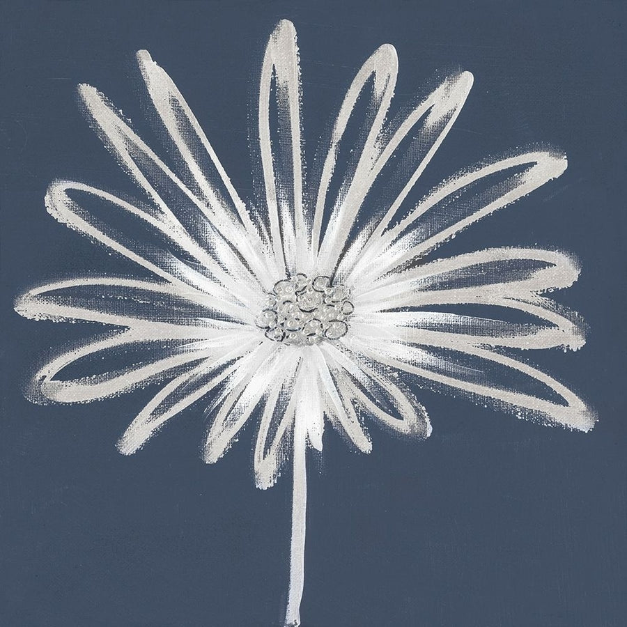 Silver Blooms II Poster Print by Cathy Hendrick Image 1