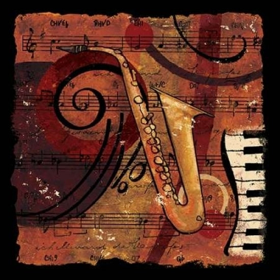 Jazz Music IV Poster Print by CW Designs Inc. Image 2