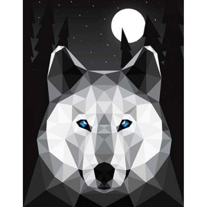 Tundra Wolf Poster Print by Davies Babies Image 1