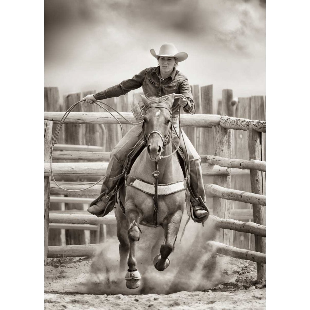 Ride ?Em Cowgirl Poster Print by Lisa Dearing Image 2