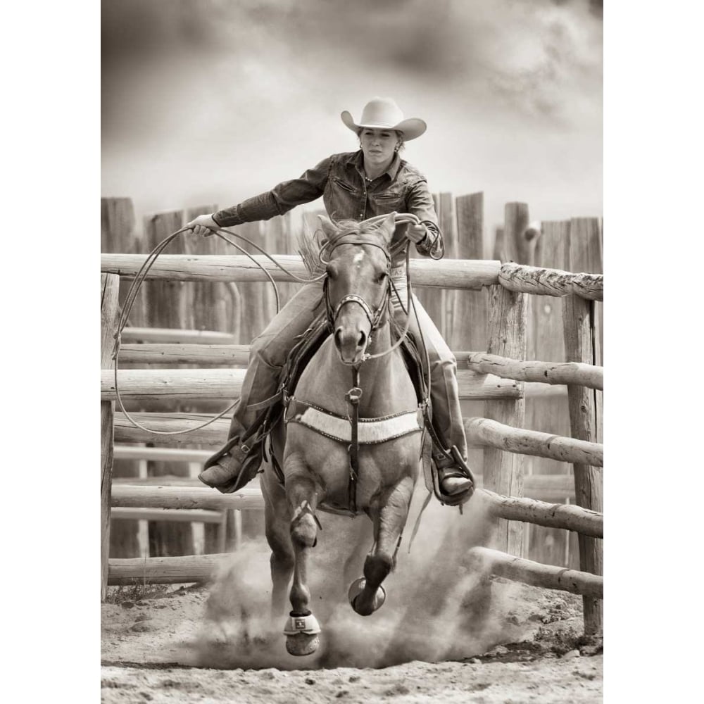 Ride ?Em Cowgirl Poster Print by Lisa Dearing Image 1