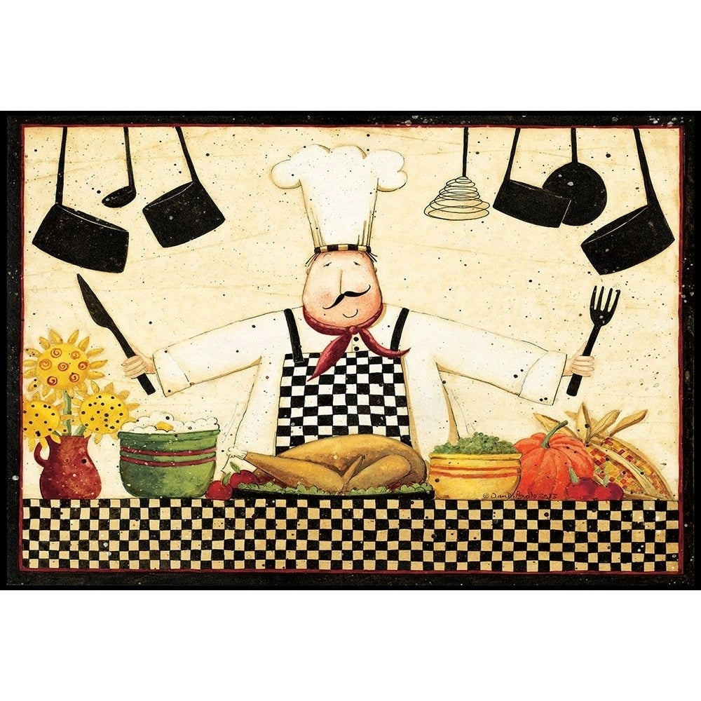 Lets Cook Lets Eat Poster Print by Dan DiPaolo Image 1