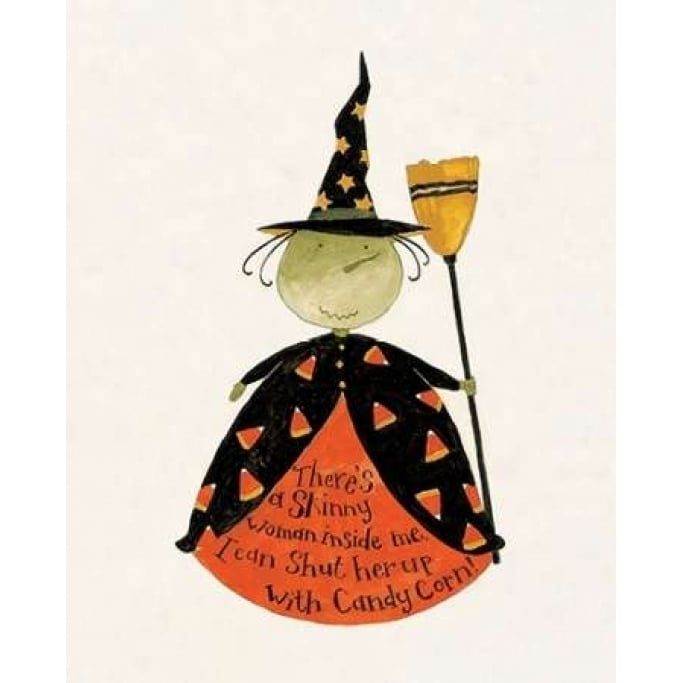 Candy Corn Witch Poster Print by Dan DiPaolo Image 2