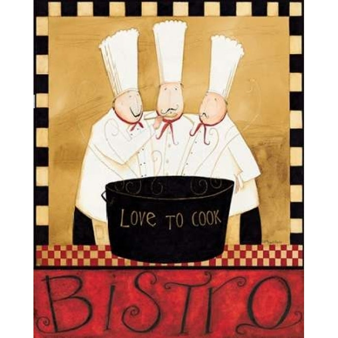 Bistro Chefs Poster Print by Dan DiPaolo DDPRC001A Image 1