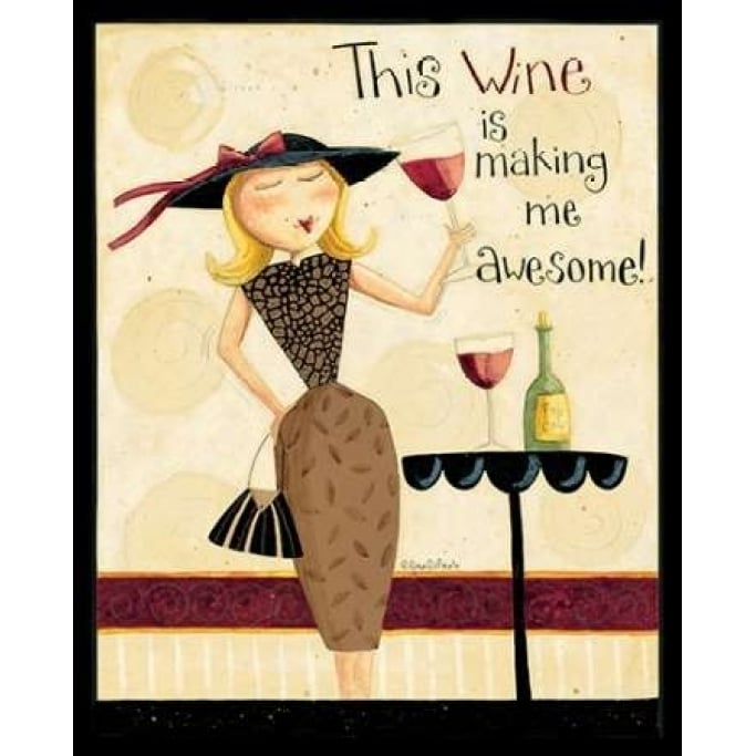 The Wine Poster Print by Dan DiPaolo Image 1