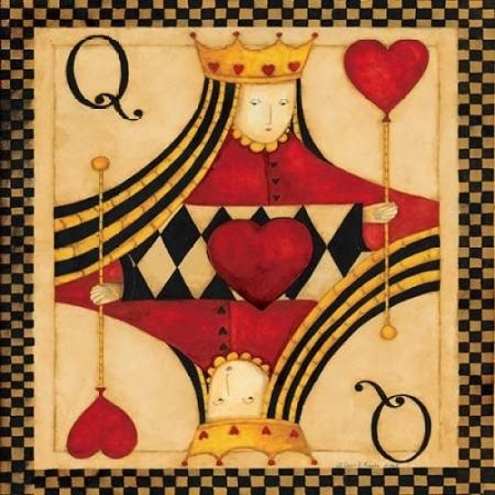 Q Hearts Poster Print by Dan DiPaolo Image 1