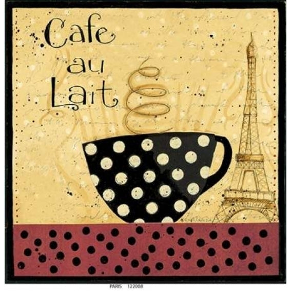 Cafe Au Lait Poster Print by Dan DiPaolo Image 2