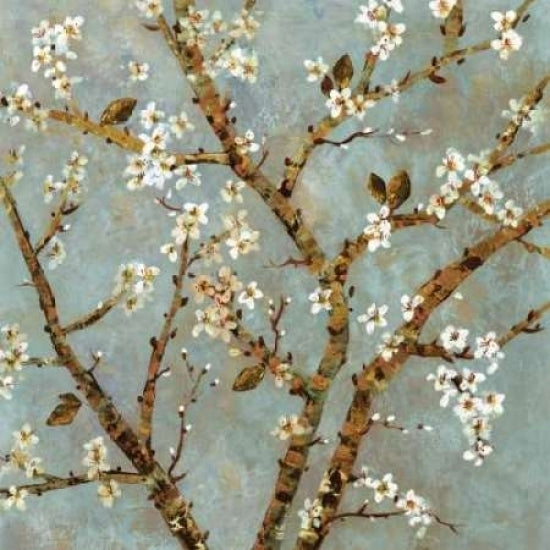 Grey Blossoms Poster Print by Carmen Dolce - Item PDXDOL56LARGE Image 1