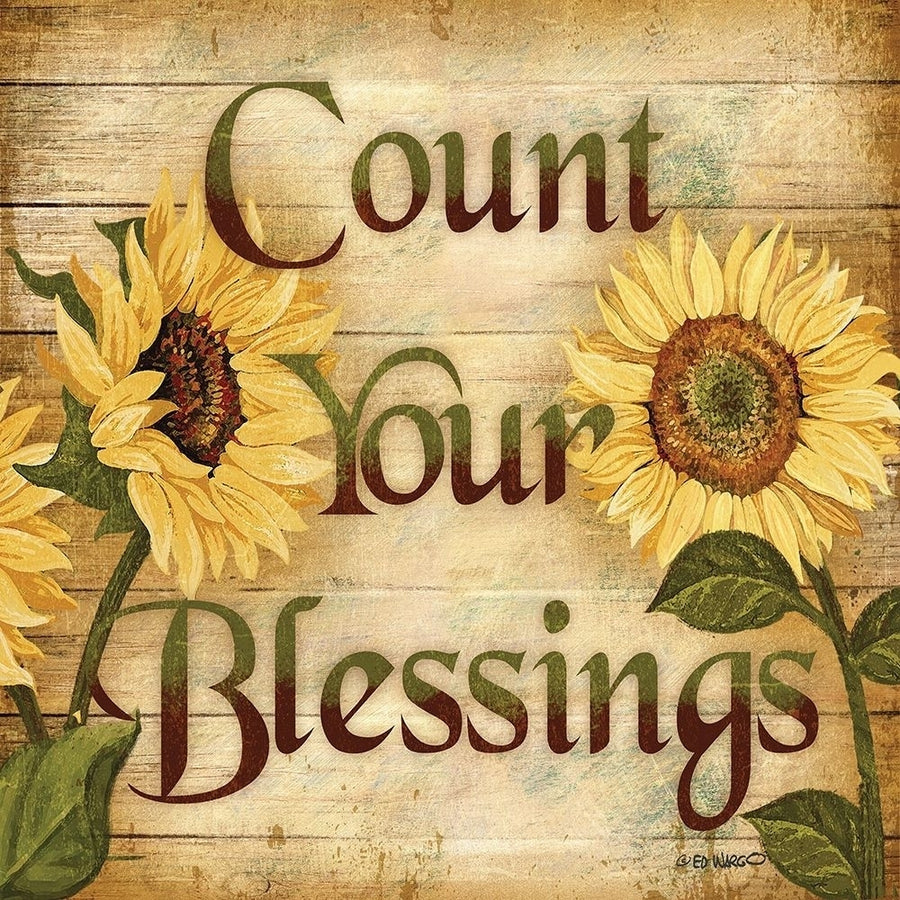 Count Your Blessings Poster Print by Ed Wargo Image 1