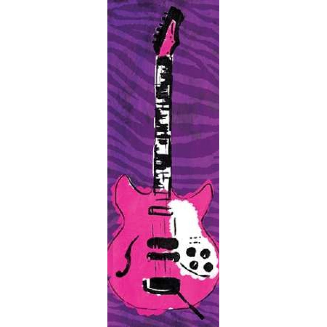 Girl Electric Guitar Mate Poster Print by Enrique Rodriquez Jr ERJPL002B4 Image 2