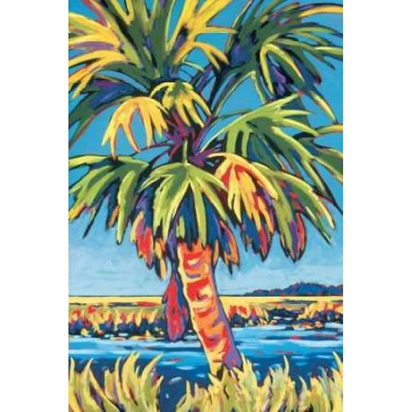 Pine Island Palm Poster Print by Sally Evans Image 1