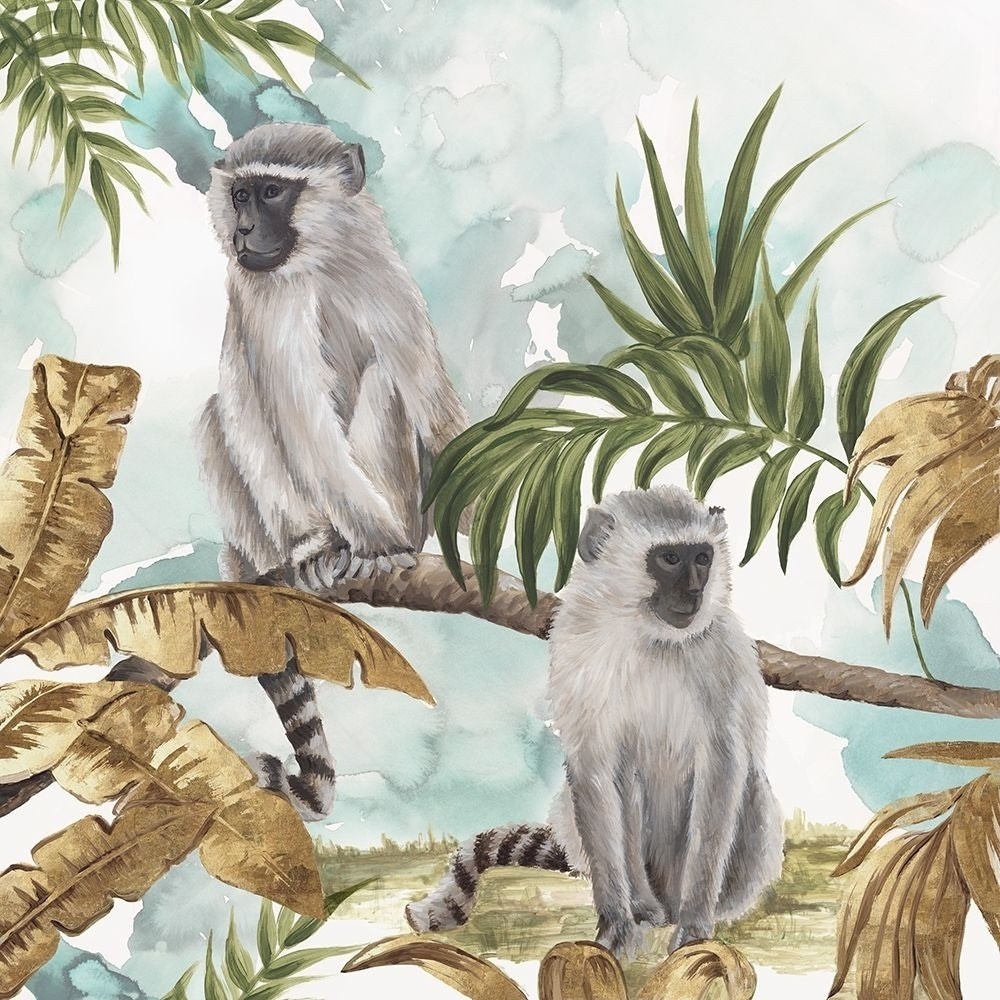 Golden Monkeys Poster Print by Eva Watts Image 1